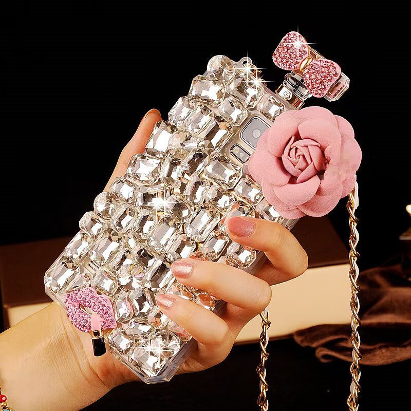 Suitable for iPhone15 Phone Case Apple 13/14 Soft Phone Protective Case Rhinestone Perfuse Bottle Suitable for iPhone15 Phone Case Apple 13/14 Soft Phone Protective Case Rhinestone Perfuse Bottle