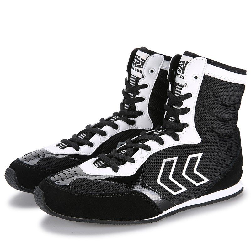 Mingsibo Professional Boxing Shoes, Fighting and Wrestling Shoes, Men's Training Squat Shoes, Gym Sanda Martial Arts Shoes, Fighting Shoes