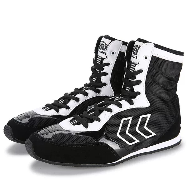 Mingsibo Professional Boxing Shoes, Fighting and Wrestling Shoes, Men's Training Squat Shoes, Gym Sanda Martial Arts Shoes, Fighting Shoes