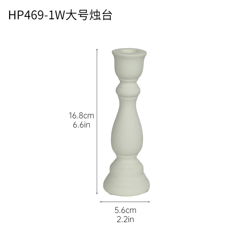 Ins nórdico retro columna romana candelabro de cerámica sala de estar mesa de comedor decoración decoración de asiento de candelabro de hogar europeo decoración