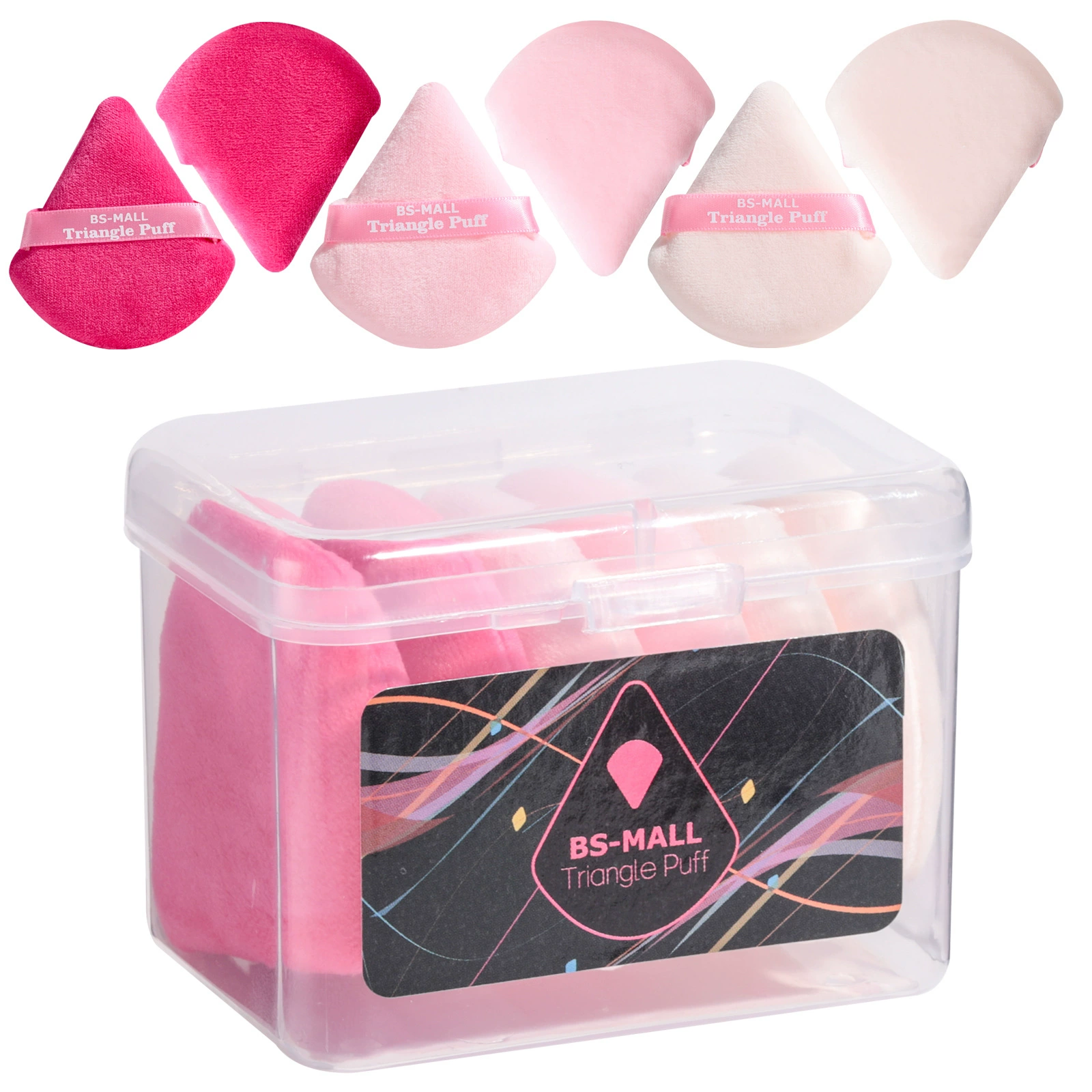 Triangle Makeup Sponge Puff, Increased Thickness, For Foundation & Loose Powder, Single