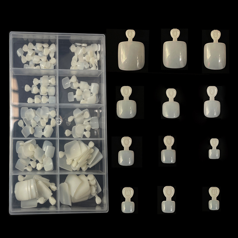 120 Boxed Manicure Toenail Patch Transparent Toenail Piece Wear Toenail Piece nail 120 Boxed Manicure Toenail Patch Transparent Toenail Piece Wear Toenail Piece nail