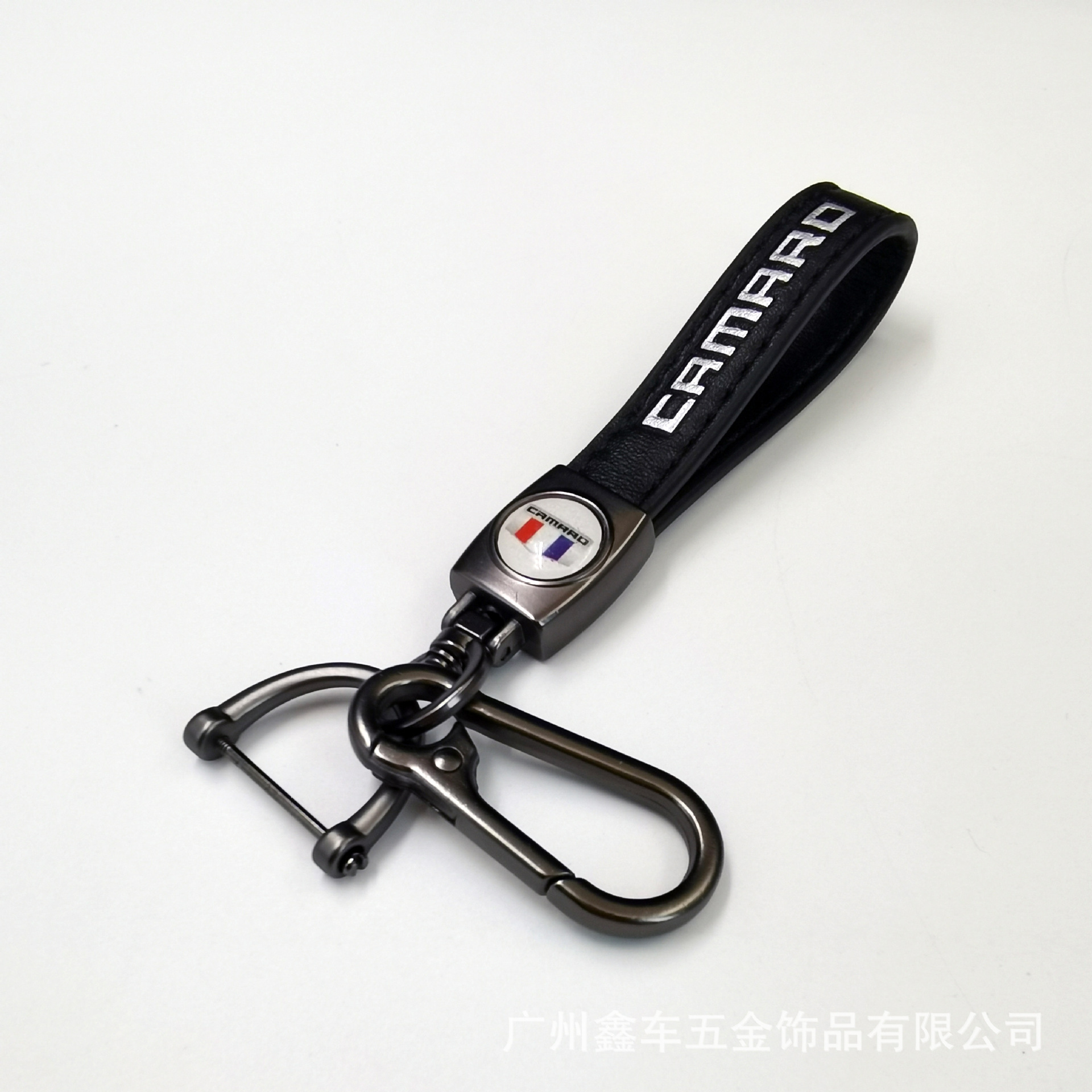 Keychain de piel de cordero transfronteriza logotipo de automóvil llavero de negocios hombre llavero colgante fábrica al por mayor