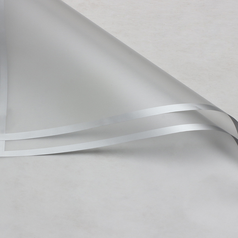 Roland New Golden frontera jalea película de la flor material de papel de embalaje impermeable de gama alta Flor de papel de embalaje ramo de flores tienda de flores