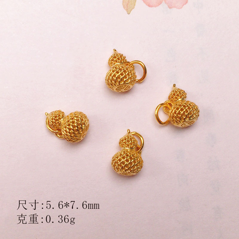 DIY Accessories s925 Silver Gold Plated Small Drop Necklace Pendant Bracelet Pendant Bracelet Beads Beads Jewelry Material