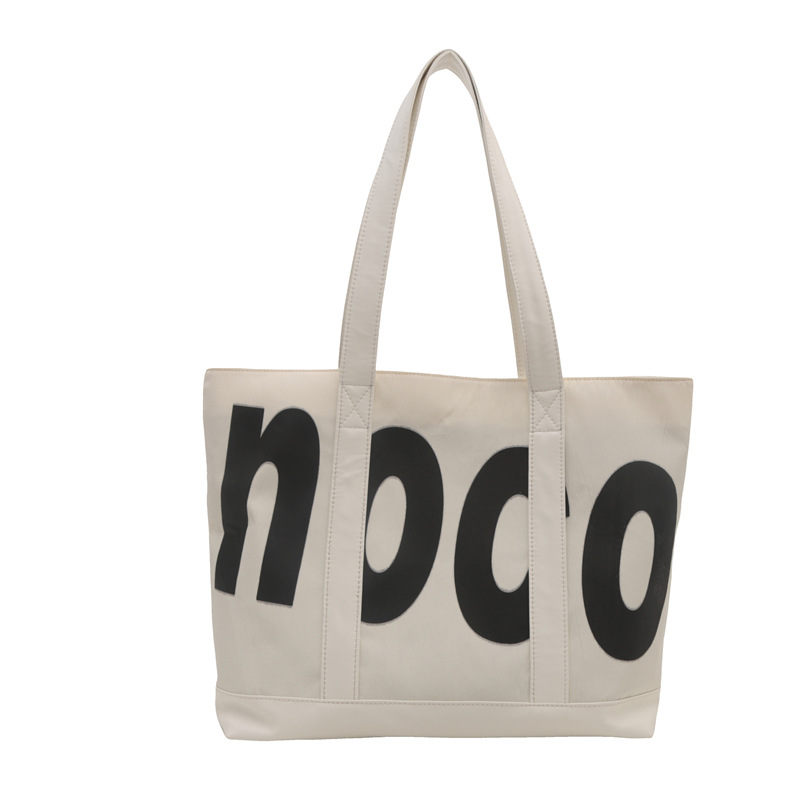 Bolso Tote femenino 2024 nuevo bolso de viaje de gran capacidad lona de verano todo fósforo casual simple bolso de clase de un solo hombro