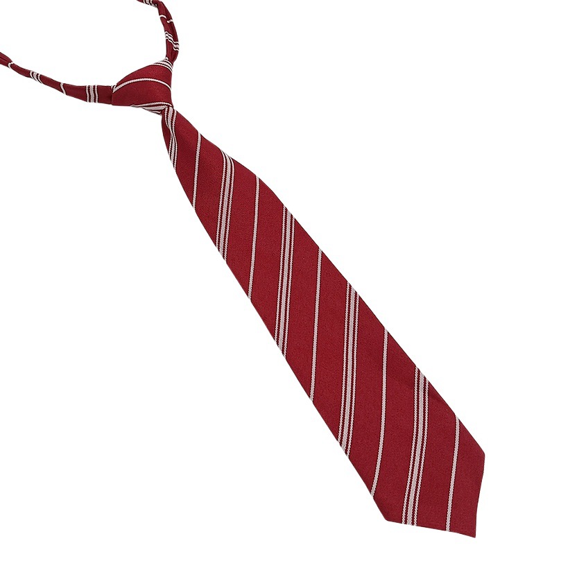 Directo de fábrica rayas pequeño lazo Harajuku estilo masculino y femenino estudiantes perezoso libre japonés corto JK uniforme lazo