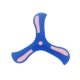 Cross-border Children's Three-leaf Boomerang Parent-child Interactive Outdoor Games Soft Frisbee Toy Swing Darts UFO