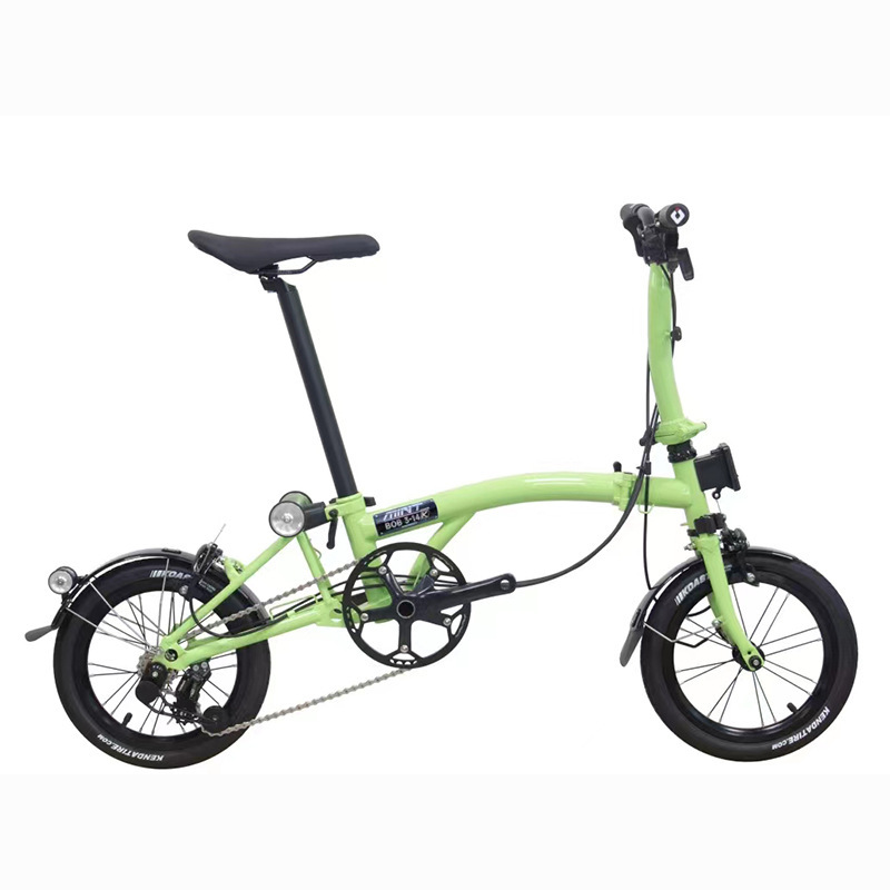 Mint Domestic Small Cloth 14-Inch Folding Bicycle 3-Speed Bob3-14K Clip Brake Portable Lightweight Commuter Bike