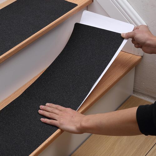 Cross-border best-selling stair anti-slip strip step floor environmental anti-slip rubber transparent strong stair step anti-slip mat
