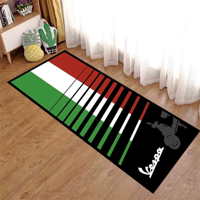 Avtomobil döşəmə paspasları, Decorative Floor Mat, Stain-Resistant, Wear-Resistant - motorcycle-30-40120cm-crystal-velvet-dot-bottom