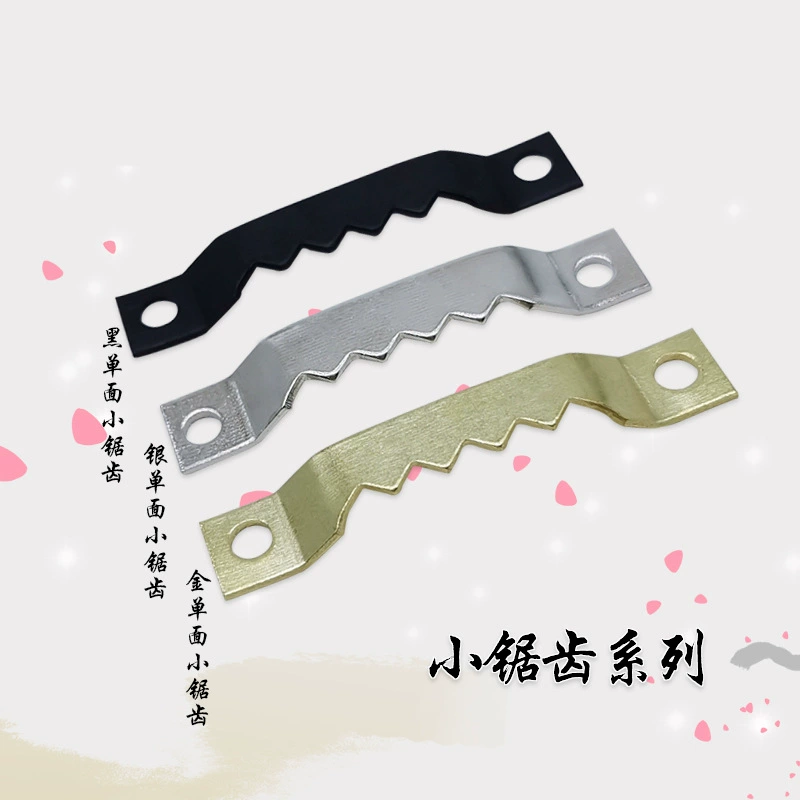 Прямые поставки с завода: односторонняя зубчатая подвесная панель с винтами, черная цинковая утолщенная задняя панель для фоторамки, невидимая скрытая подвеска.