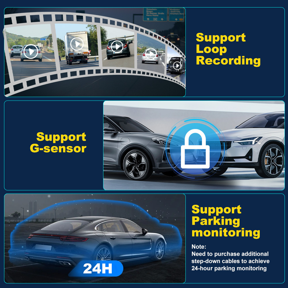 1080P Dash Cam HD Night Vision WiFi Car DVR
