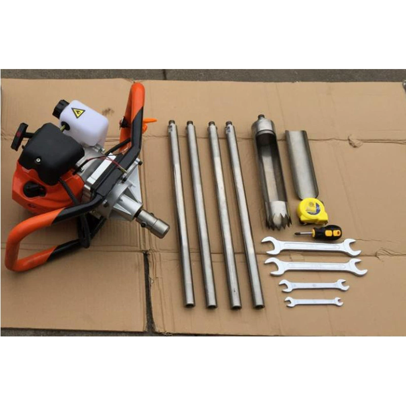 Ручной бензиновый пробоотборник почвы Небольшое геологоразведочное оборудование для отбора проб