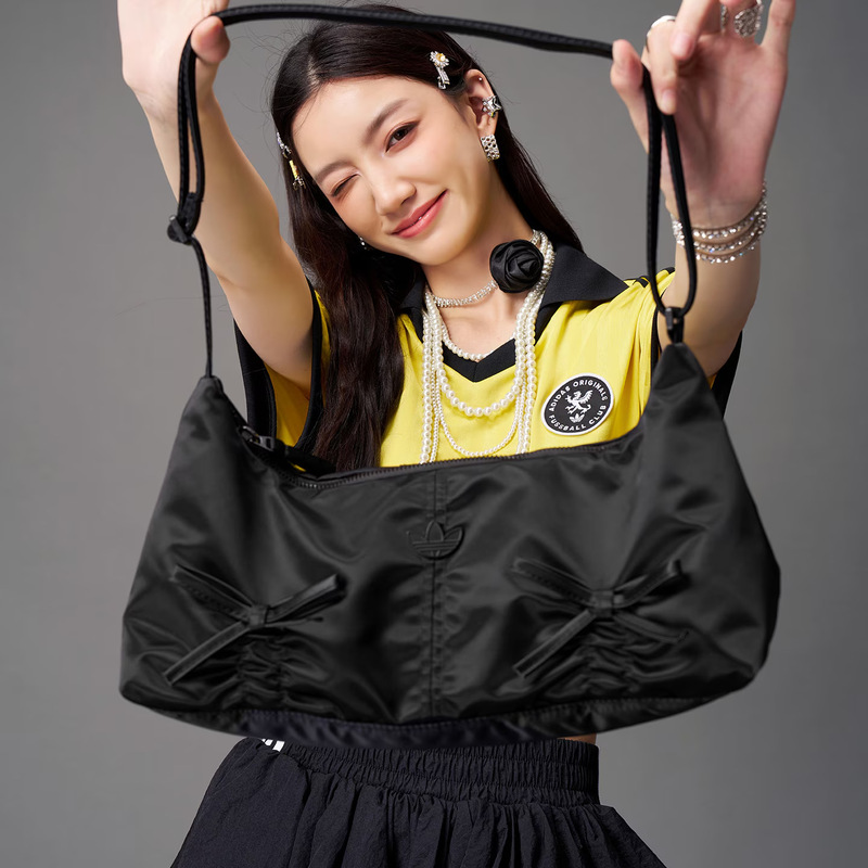 Adidas Clover New Women's Bow Baguette Sports Shoulder Bag Handbag Kc2770