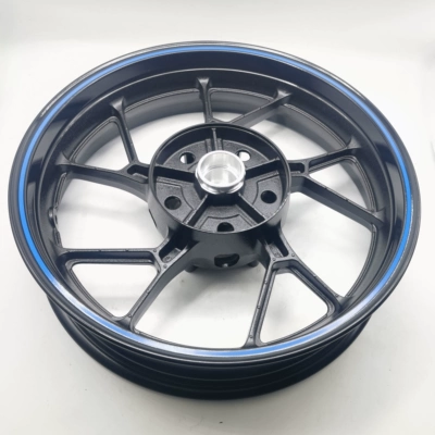 Dl250-A Front and Rear Hubs, Motorcycle wheel hub - rear-wheel-blue-edge