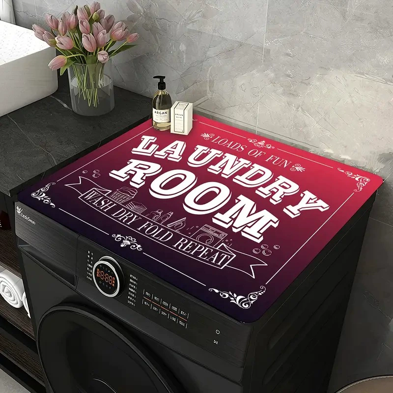 Трансграничный хит продаж Temu, коврик для стиральной машины барабанного типа, водопоглощающий, нескользящий, солнцезащитный коврик, грязеотталкивающий и пылезащитный коврик для холодильника