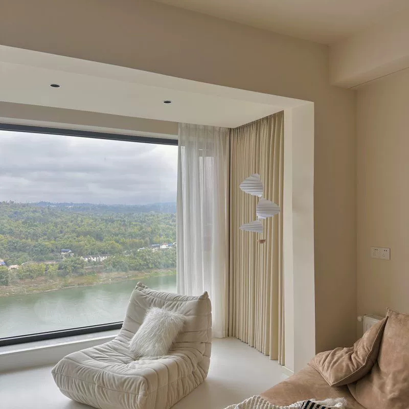 Висячие колокольчики крыша комнаты Ou Qing декоративный балкон вращающийся воздушный поток подвеска подвеска Спальня скандинавский стерео