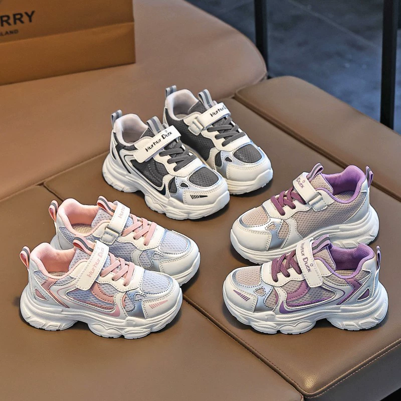 Детская повседневная обувь для девочек спортивная обувь для мальчиков из кожи водонепроницаемая и износостойкая обувь для папы нескользящая обувь на мягком подошве четыре сезона кроссовки