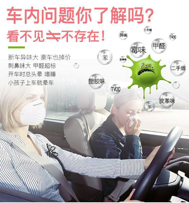 Car Interior Decoration with Dried Flowers and Bamboo Charcoal Bag, Dual-Use for Car and Home, Odor Removal and Formaldehyde Removal Ornament