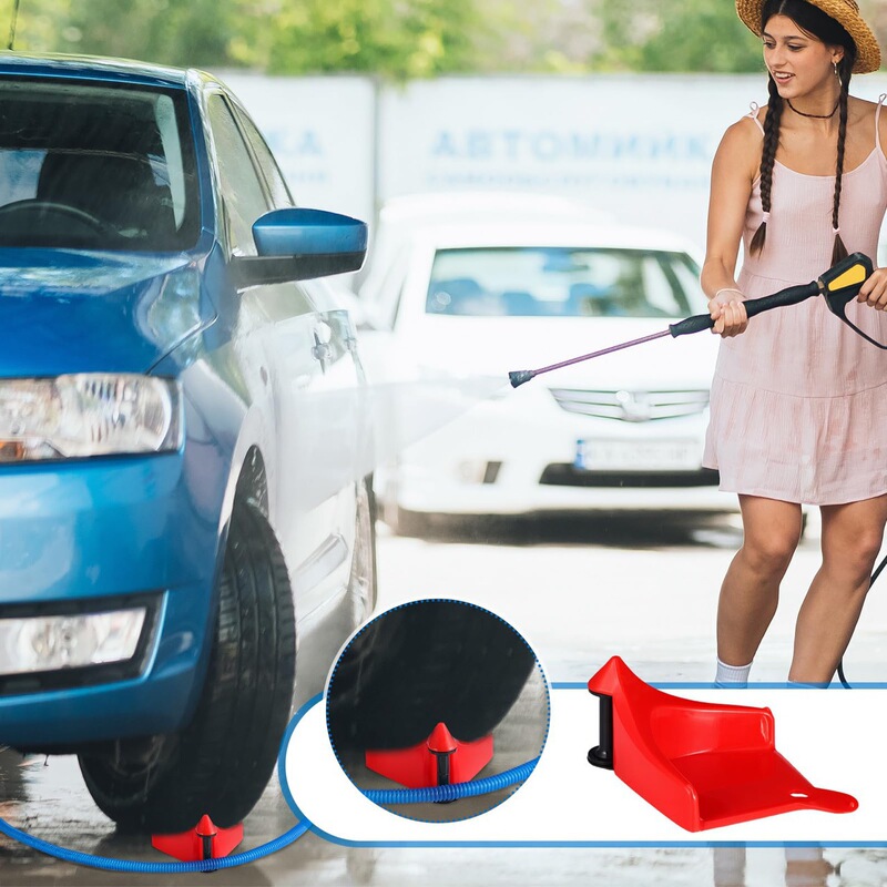 跨境热销Car Hose Guide for Car Washing洗车防绕线器轮胎阻线器|undefined