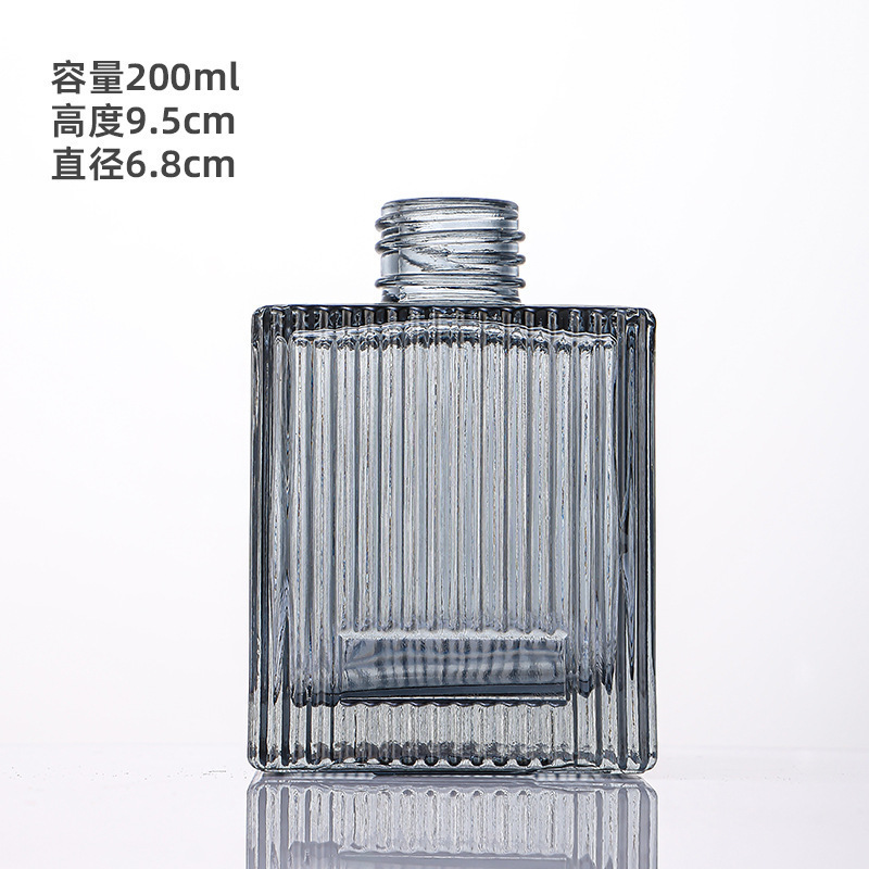 Botella desnuda azul de 200 ml; opcional