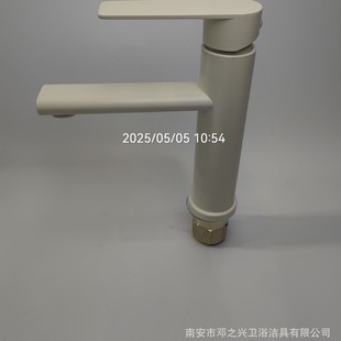 Milk White Stainless Steel Basin Faucet Wash Basin Bathroom Wash Basin Bathroom Cabinet Hot and Cold Faucet