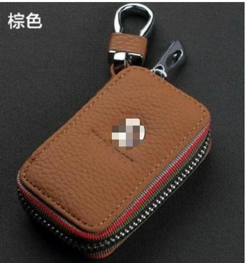 Factory direct car key bag fashion litchi pattern key bag car supplies key bag