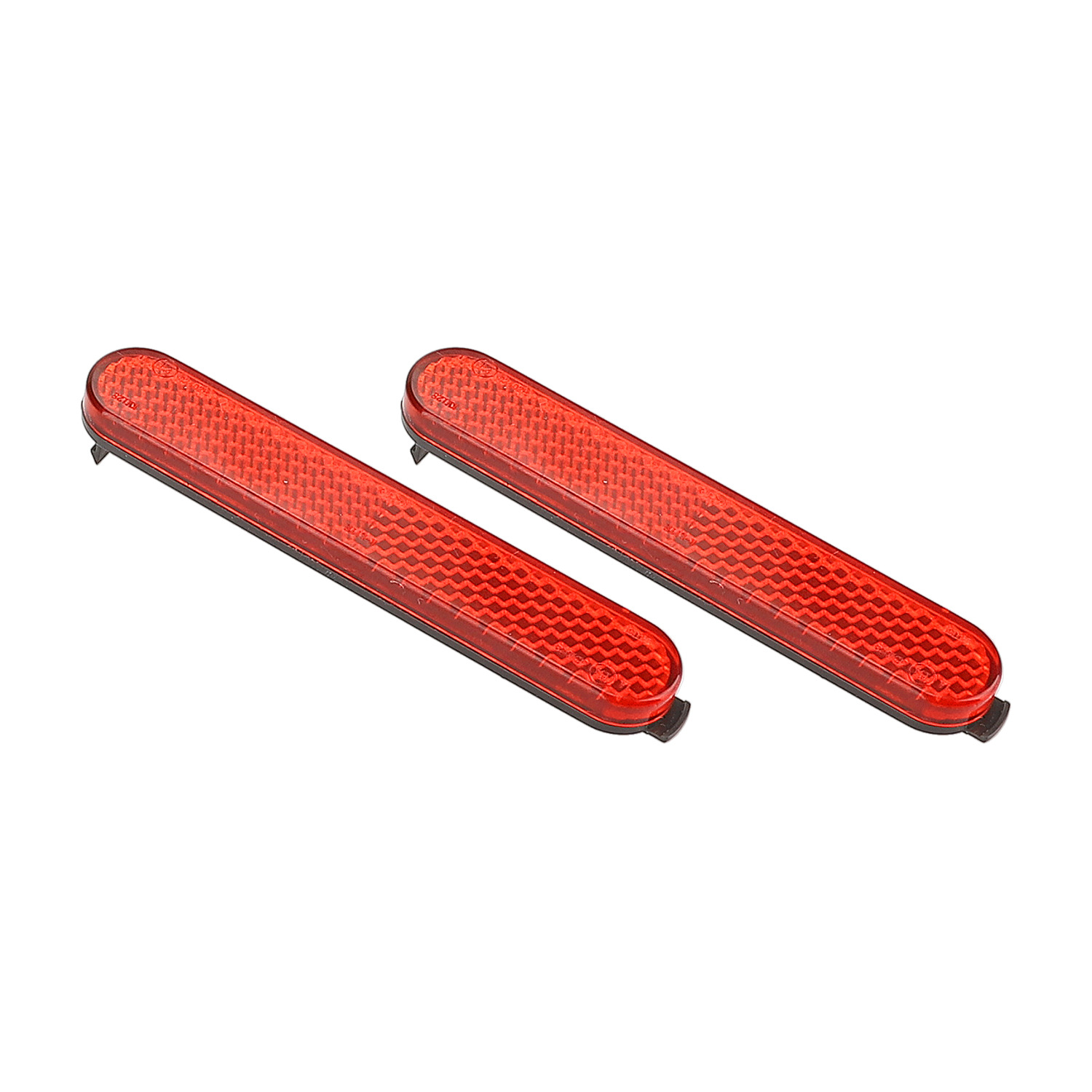 小米滑板车Pro2 1S国际版反光条反光件装饰盖红色反光贴红色改装