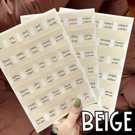 2024 Transfronterizo Prayer Bible Tabs Diseño cruzado Biblia Índice Etiqueta engomada