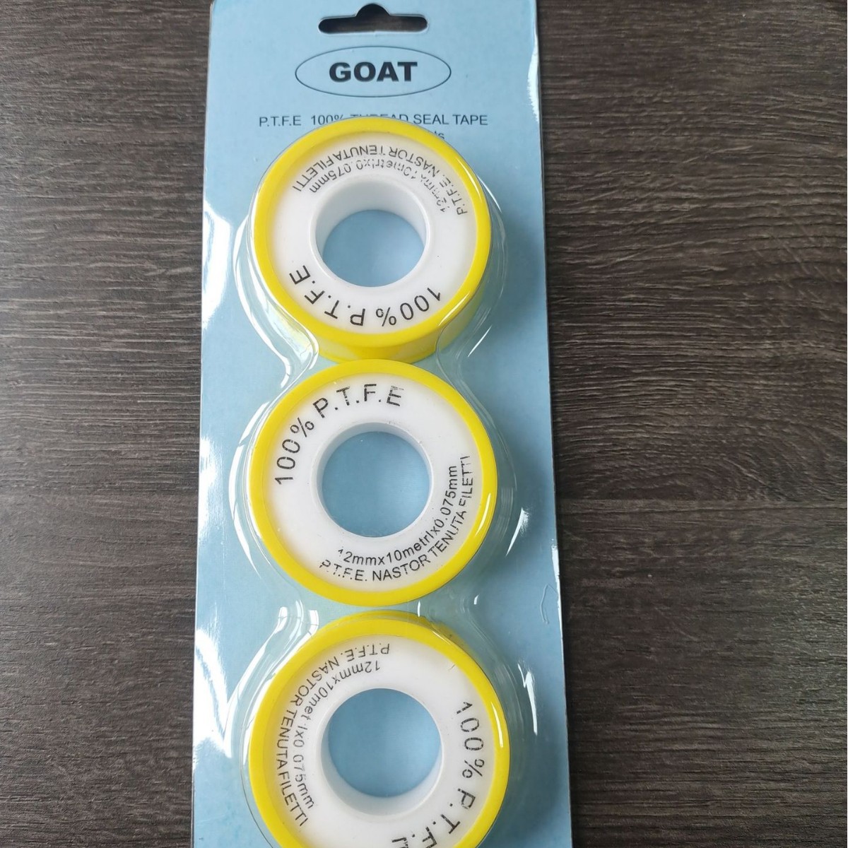 出口超市工厂批发插卡三件套二件套生料带10米，销量大.好用生料