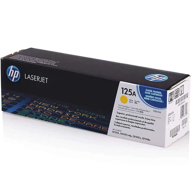 Оригинальный картридж HP для принтера, модели 125A, 540A, 1518