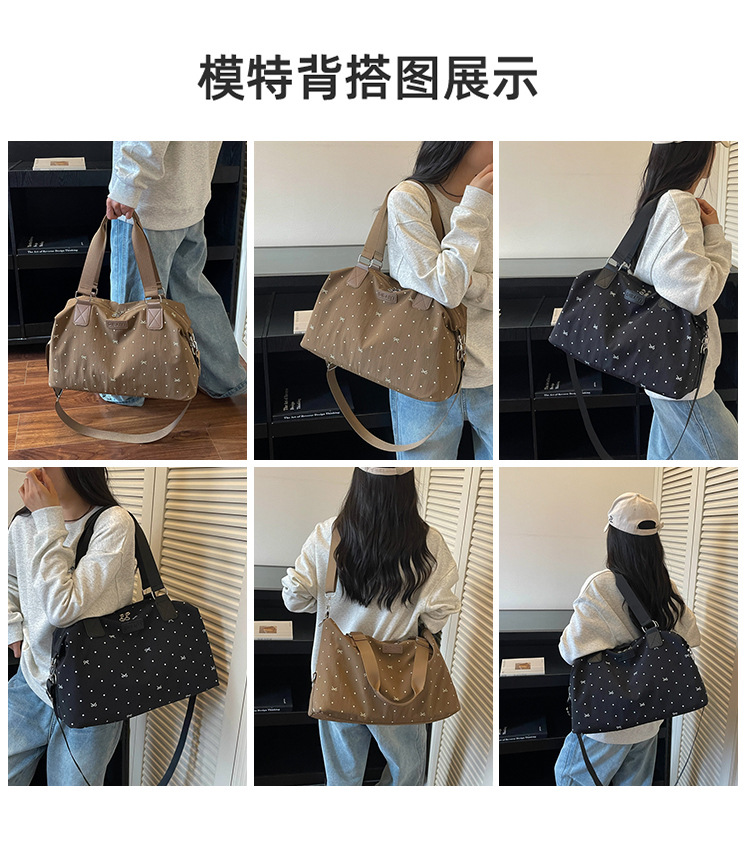 Lightweight large capacity travel bag, portable storage for business trips