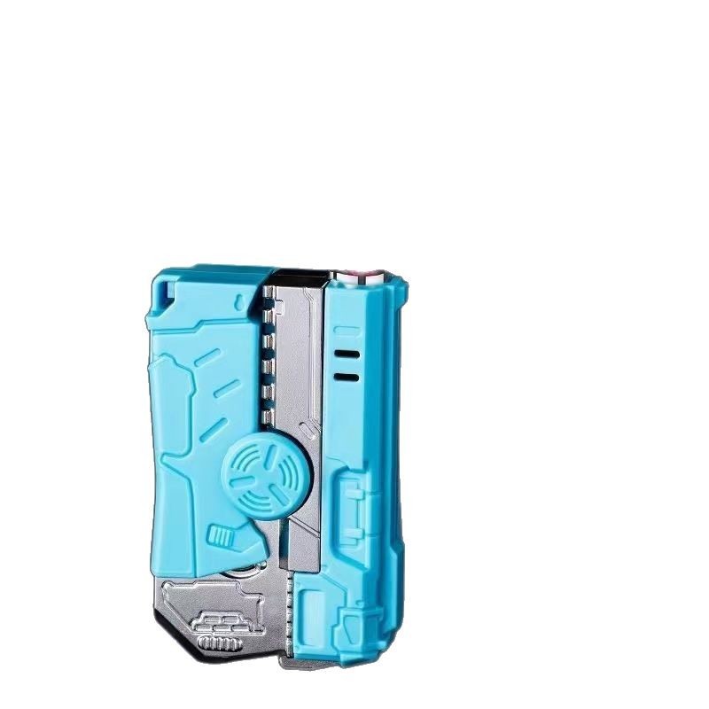 Nueva punta de dedo plegable giroscopio pistola encendedor novio celebridad de Internet inflable a prueba de viento rotación creativa descompresión personalidad image 5