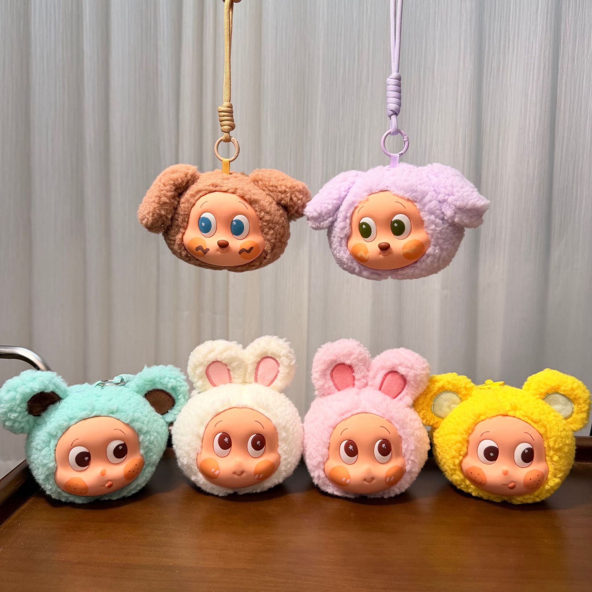 Vinyl Leather Face New Product Star Man Delicious Moment Series Headphone Bag Blind Box Peripheral Figures Cute Gifts Wholesale
