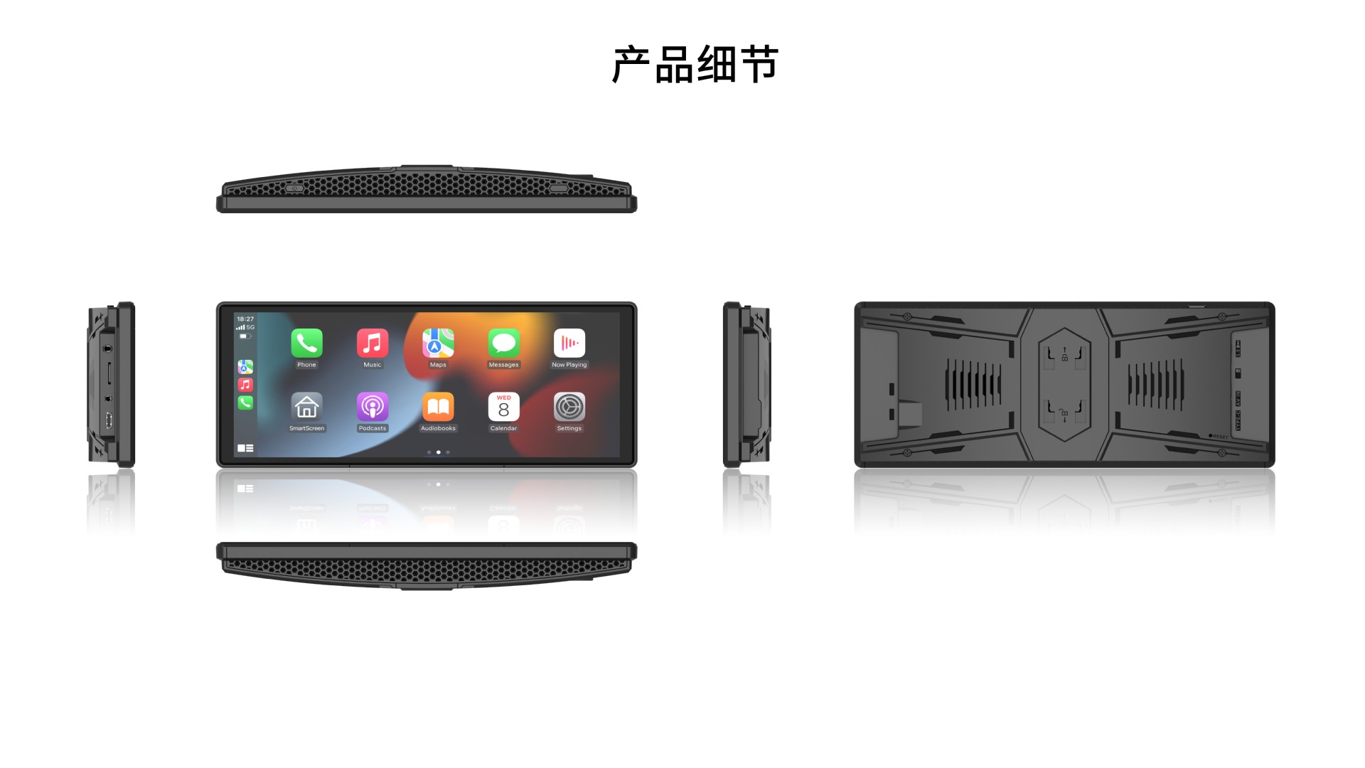 Cross-Border 10.26inch Carplay Smart Screen Convenient Navigation Player Car Screen Projection Dash Cam