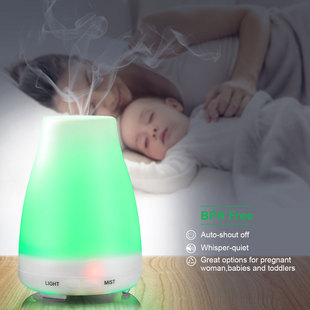 Diffuser100ml aromatherapy machine household essential oil diffuser colorful atmosphere lamp ultrasonic air humidifier