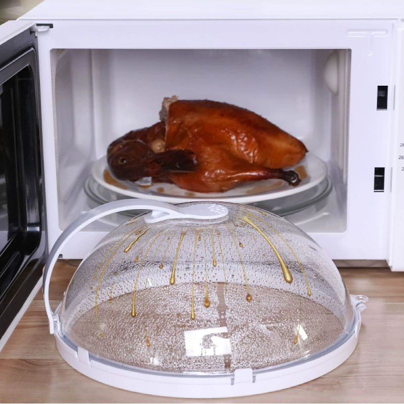 Крышка для микроволновой печи, маслостойкая крышка, брызгозащищенная крышка, крышка для высокотемпературного нагрева, специальная крышка для горячих блюд, крышка для обеденного стола из пищевого поликарбоната из полипропилена.