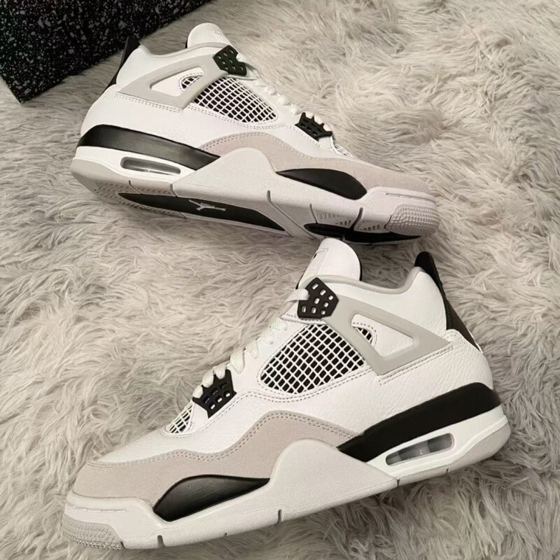 Putian shoes, pure original AJ4 basketball shoes, lychee pattern leather upper, Jordan casual versatile sports shoes, high-top sneakers Putian shoes, pure original AJ4 basketball shoes, lychee pattern leather upper, Jordan casual versatile sports shoes, high-top sneakers