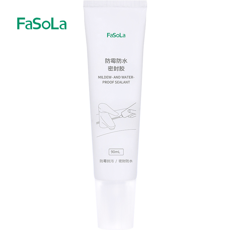 FaSoLa Glass waterproof transparent powerful silicone toilet sealed