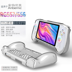 Anbernic RG557 保護ケース Anbernic RG556 透明ソフトプラスチックシェル TPU 放熱シンプルに適しています。