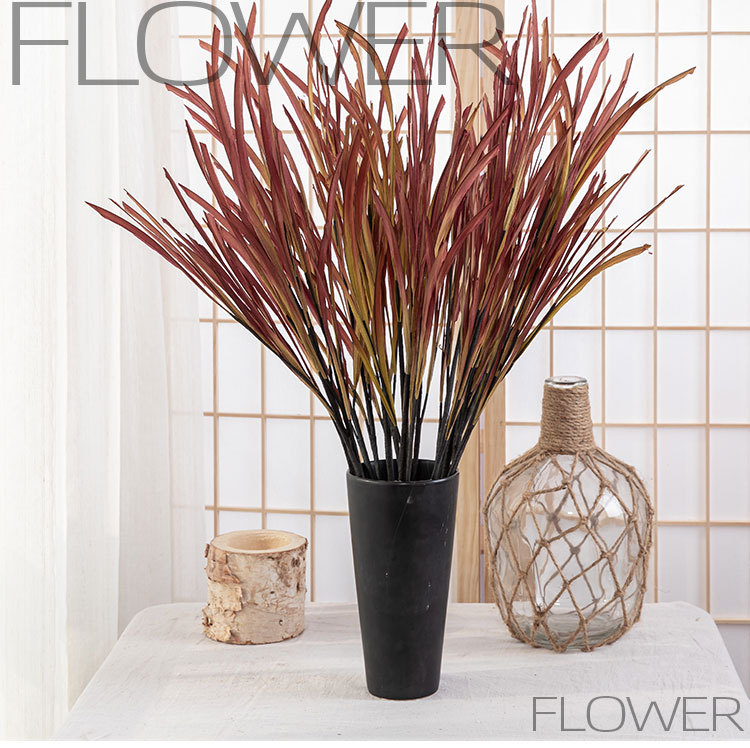 Artificial Reed Grass Bouquet For Home Wedding Decoration_voghion.com