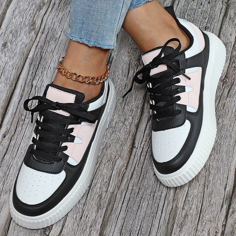 Donna Uomo Scarpe in pelle Scarpe da tennis Scarpe da passeggio Sneakers Suola in gomma sintetica Calzature comode antiscivolo_voghion.com