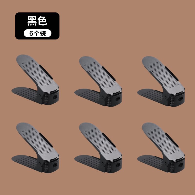 Estante de almacenamiento ajustable de zapatos soporte de zapatos de doble capa dormitorio armario de zapatos acabado estratificado estante de almacenamiento de zapatillas artefacto mágico