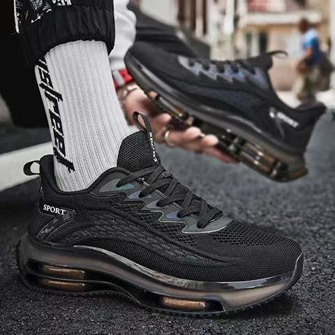 Zapatos de hombre 2026 nuevos zapatos de corrida con cojín de aire de moda zapatos deportivos casuales amortiguadores de verano zapatos deportivos de moda zapatos deportivos de hombre image 3
