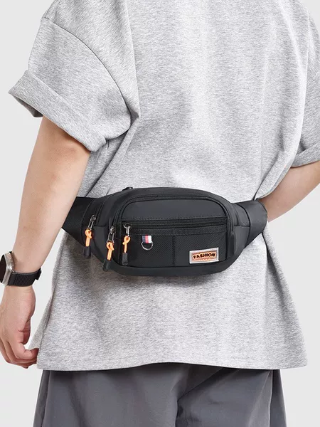 New Sports Waist Bag, Multifunctional Outdoor Waterproof Casual Shoulder Crossbody Bag, Business Commuting Versatile Portable Chest Bag