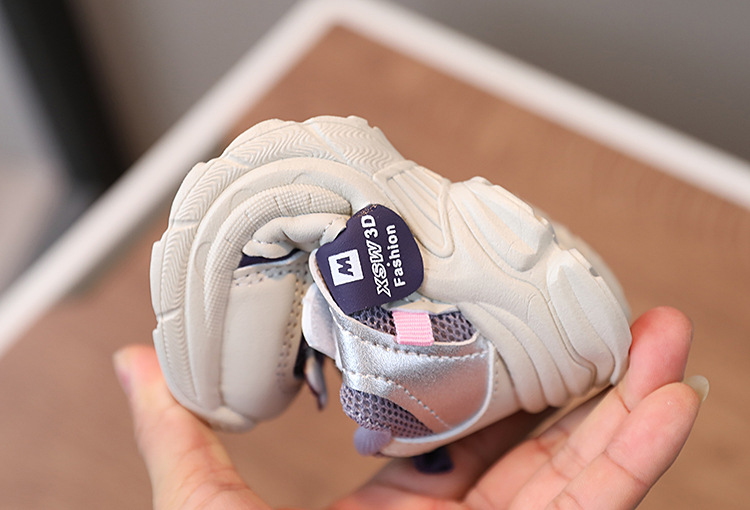 Ventilerande mesh sneaker för flickor för vår och höst sport_voghion.com