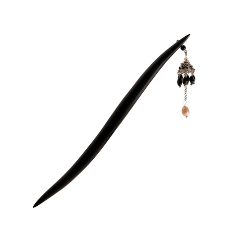 Gothic Style Modern Chinese Sandalwood Hair Pin U-shaped Daily Pinned Hairpin Vintage National Style Unique Design Wood Hair Pin