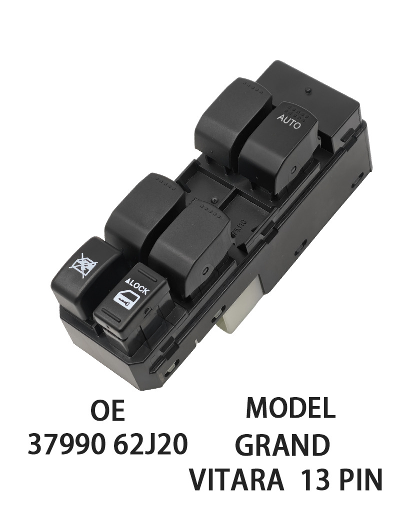 37990 62J20 Glass Lift Switch Window Switch Right-Hand Drive 13-Pin Suitable for Suzukigrandvitara