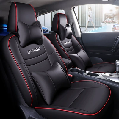 NT is suitable for Nissan Modelə uyğun (Original) oturacaq örtükləri - nt-black-red-line-deluxe-edition-1111